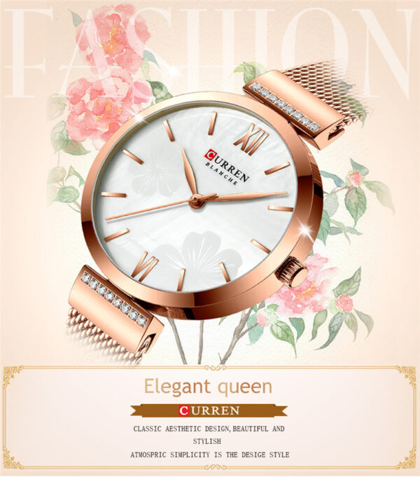 Women's Fashion Alloy Quartz Simple Watch - Image 8