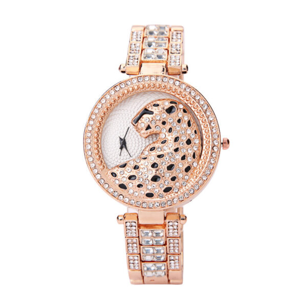 Women's Three-dimensional Diamond Leopard-print Watch - Image 3