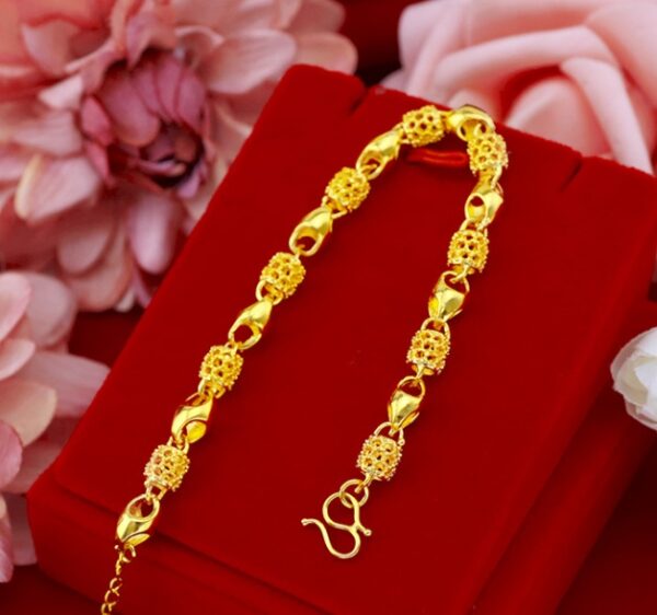 Gold-plated brass bracelet - Image 2
