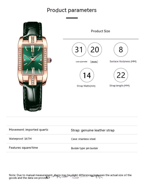 Waterproof Ultra-thin Belt Style Quartz Watch - Image 2