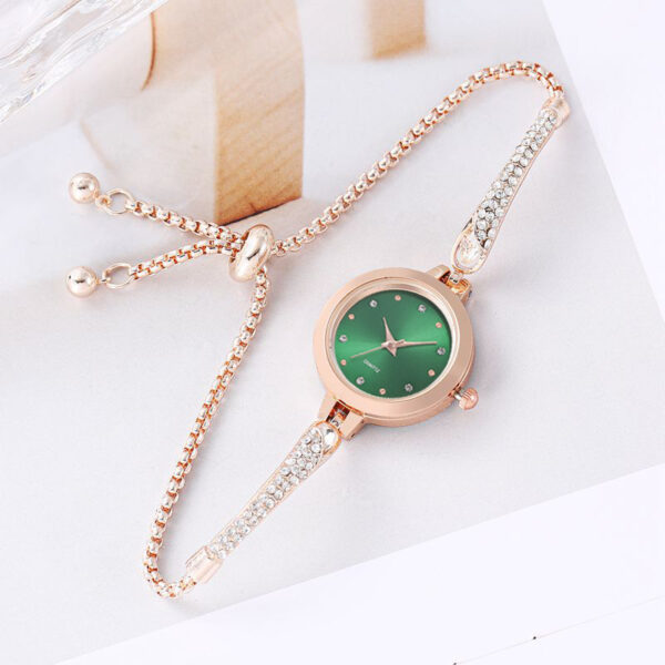 Women's Fashion Diamond Inlaid Elegant Bracelet Watch - Image 9