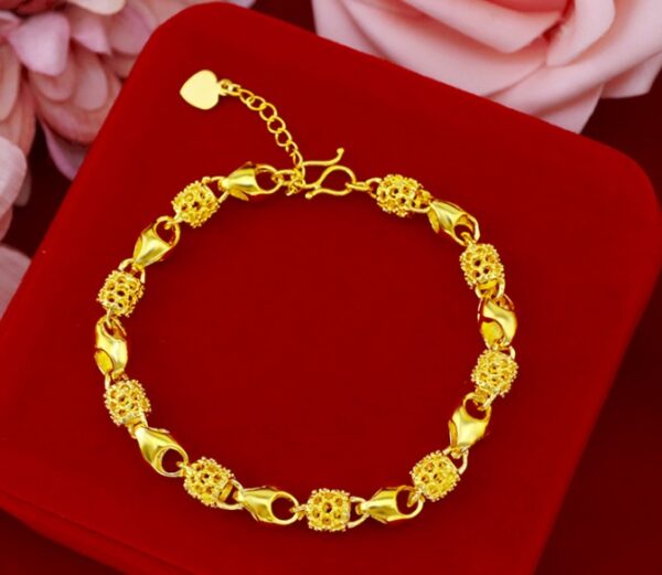 Gold-plated brass bracelet - Image 5