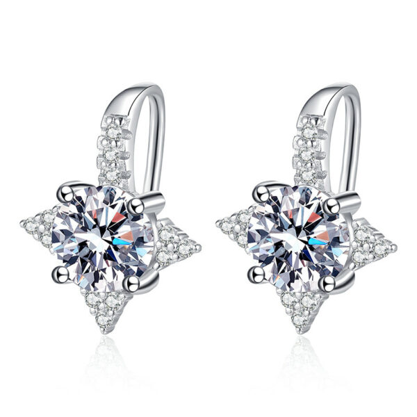 Female Light Luxury Temperament Octagonal Star Earrings - Image 3