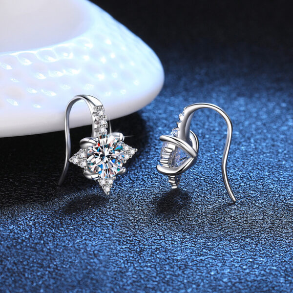 Female Light Luxury Temperament Octagonal Star Earrings - Image 5