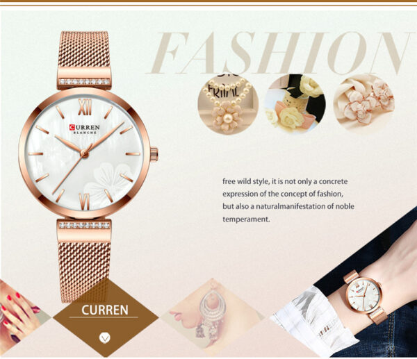 Women's Fashion Alloy Quartz Simple Watch - Image 6