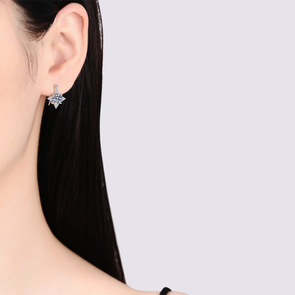 Female Light Luxury Temperament Octagonal Star Earrings - Image 2