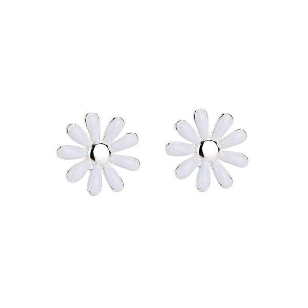 S925 Sterling Silver Sweet Daisies Stud Earrings - Image 3