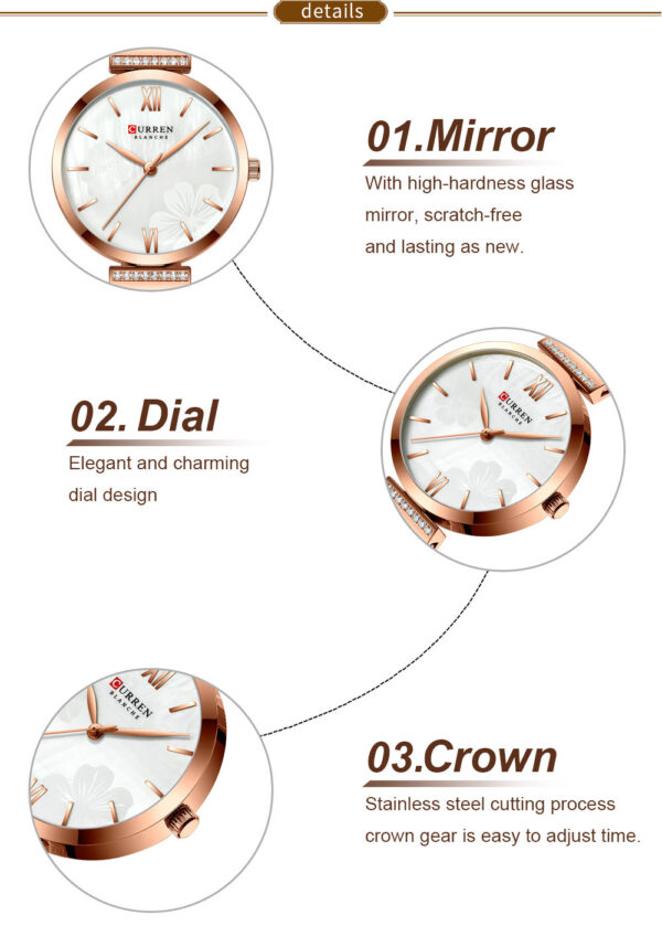 Women's Fashion Alloy Quartz Simple Watch - Image 7