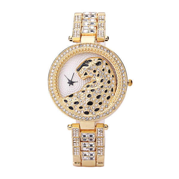 Women's Three-dimensional Diamond Leopard-print Watch - Image 2
