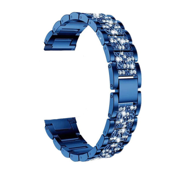 Three Beads Diamond Strap For Active 2 Watch4GT2 Metal Steel Belt - Image 9