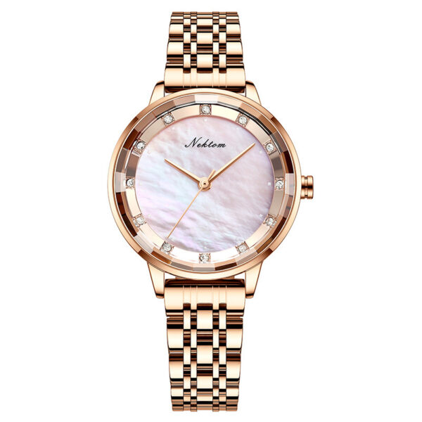 Women's Watch Simple Rhinestone Quartz Watch Trend - Image 5