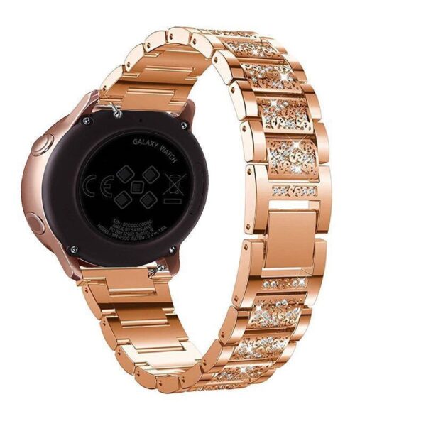 Three Beads Diamond Strap For Active 2 Watch4GT2 Metal Steel Belt - Image 10