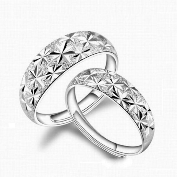 Gypsophila Couple Ring S925 Sterling Silver Bracelet - Image 3